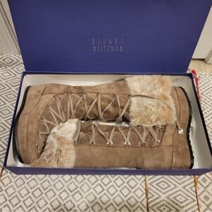 Stuart Weitzman Troll Fur Boots